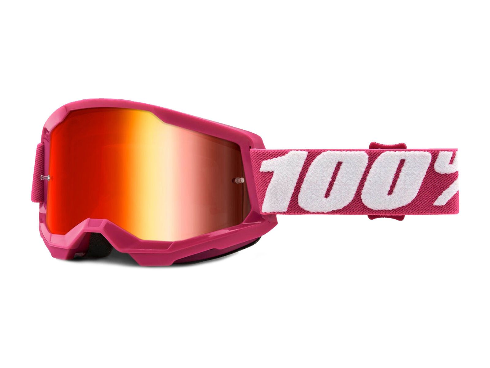 100% Strata 2 Goggle - Mirror Red, fletcher - Bild 1