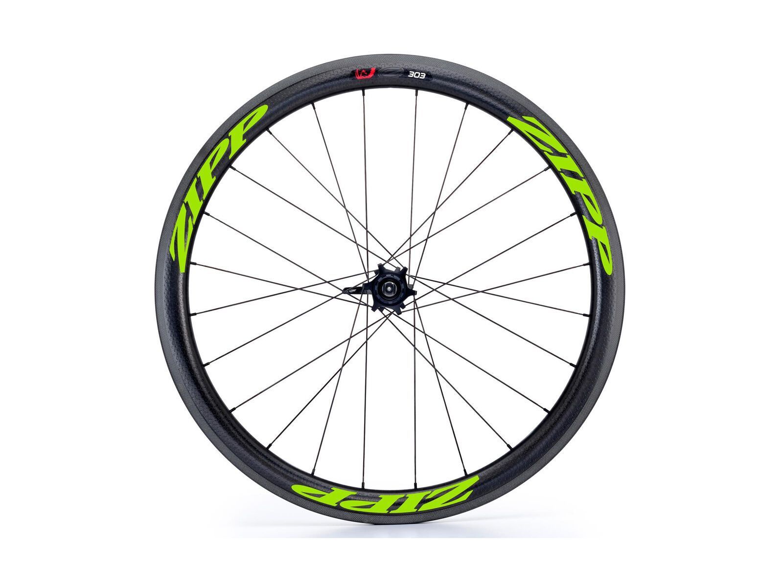Zipp 303 Firecrest Carbon Clincher, schwarz/grün - Bild 1
