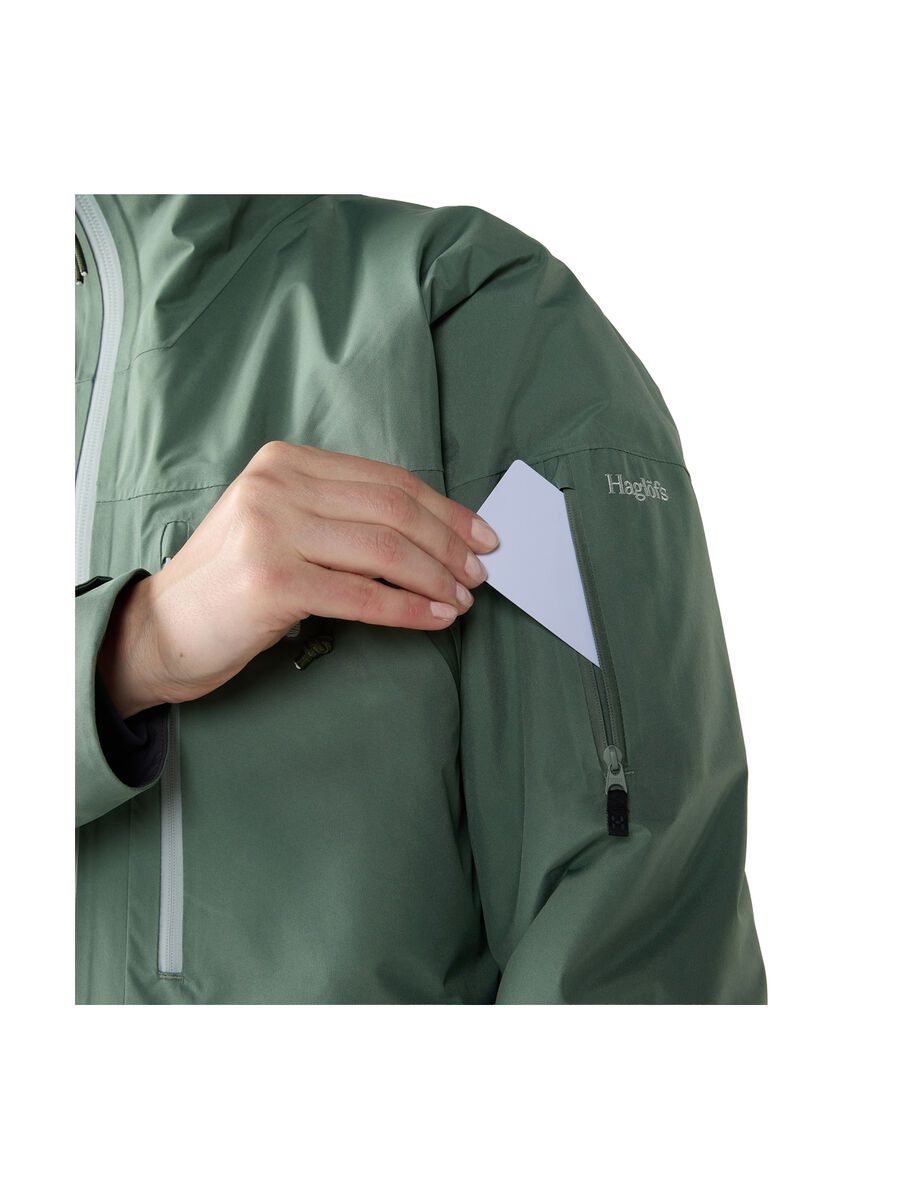 Haglöfs Latnja GTX Insulated Jacket Women, chlorophyll green - Bild 8