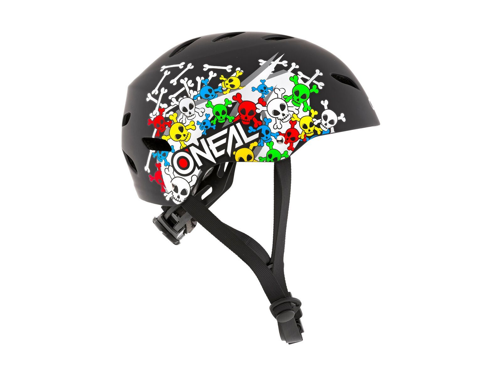 ONeal Dirt Lid Youth Helmet Skulls, black/multi - Bild 3