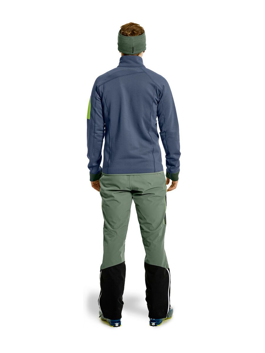 Ortovox Merino Fleece Plus Jacket M, night blue - Bild 4