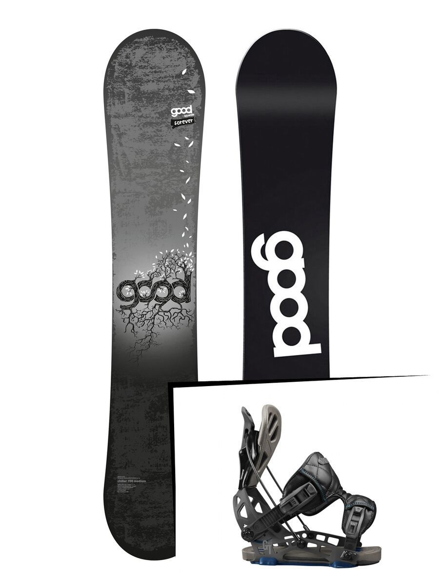 Set: goodboards Chiller Men 2017 + Flow NX2-GT (1718315S) - Bild 1