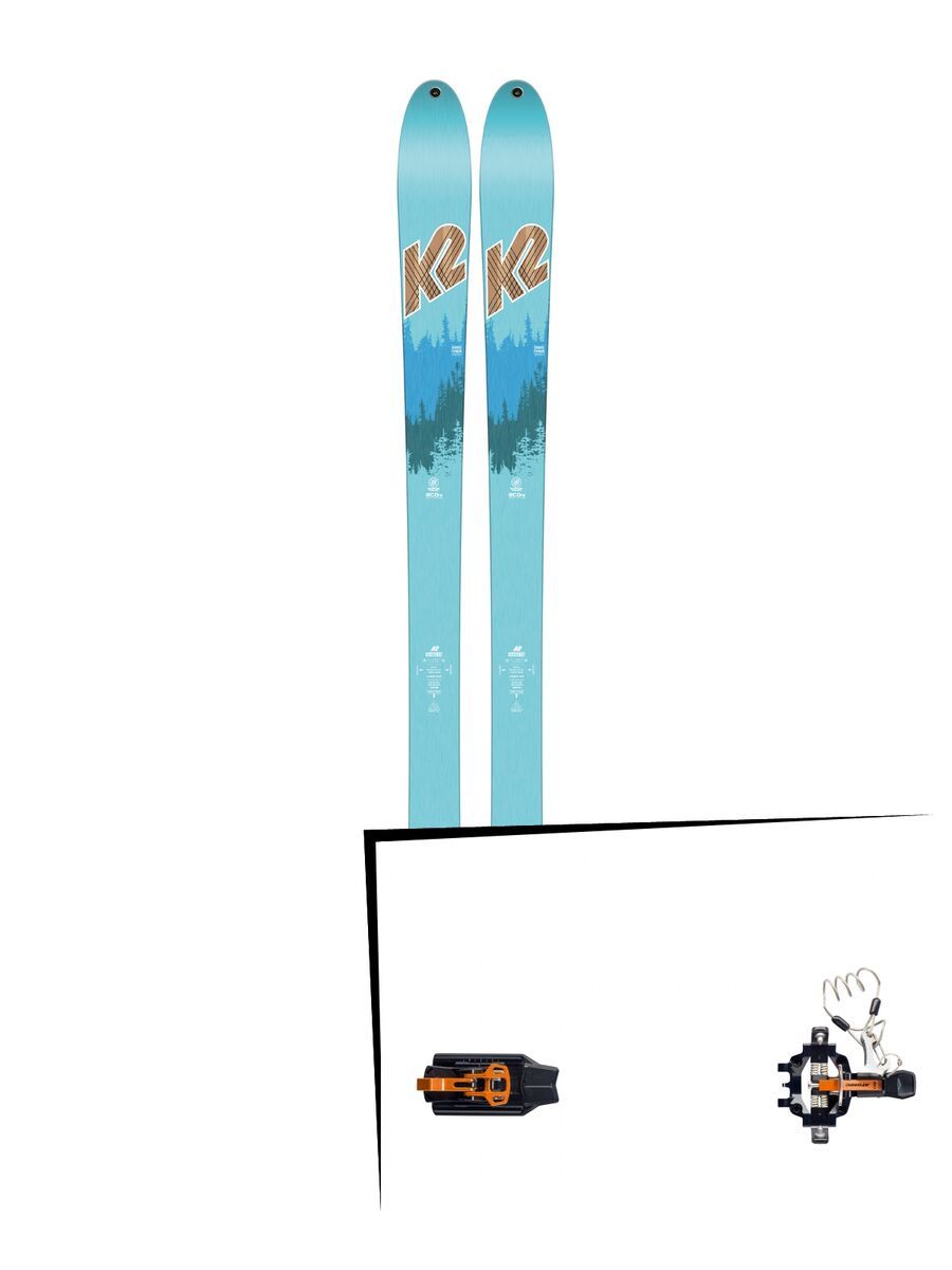 Set: K2 SKI TalkBack 82 ECOre 2018 + Atomic Backland Tour black/orange - Bild 1