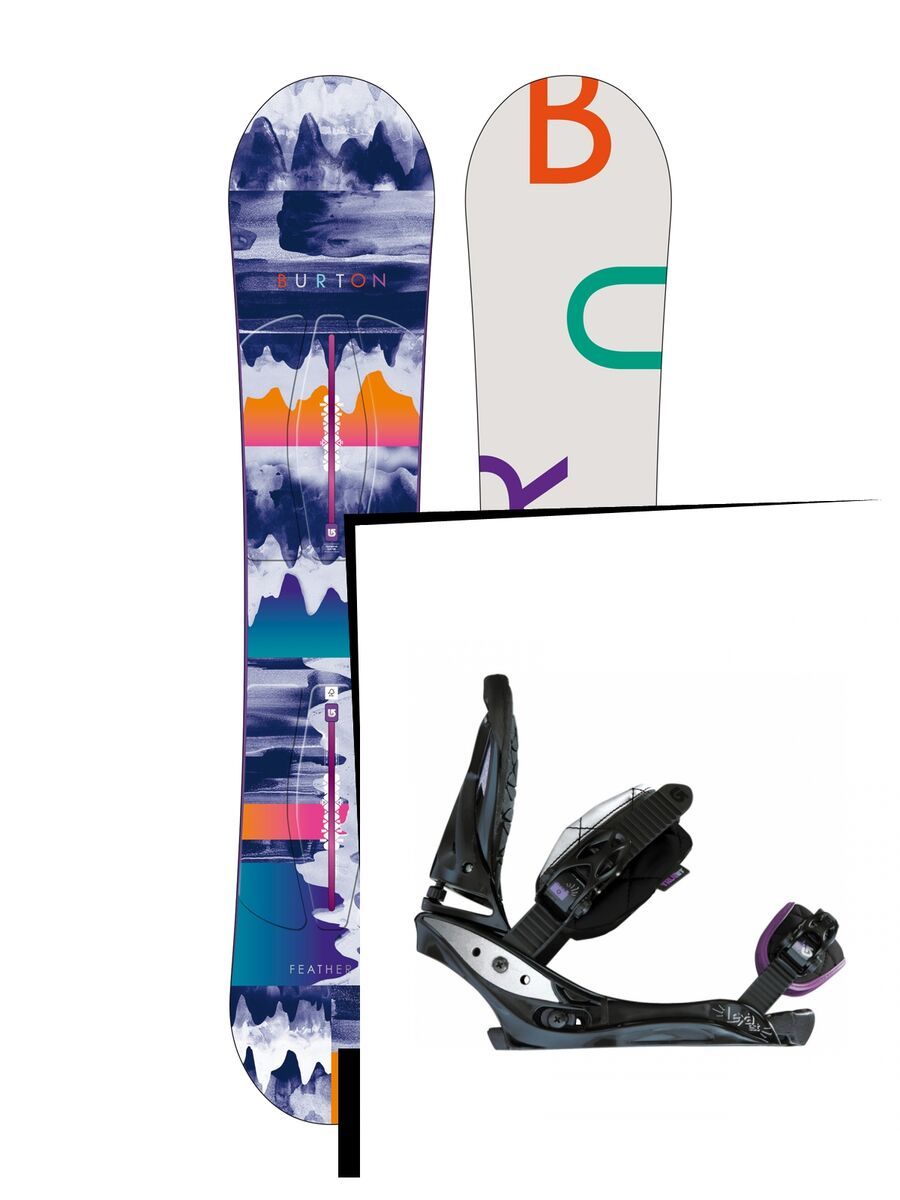 Set: Burton Feather 2016 +  Lexa Est (88636S) - Bild 1
