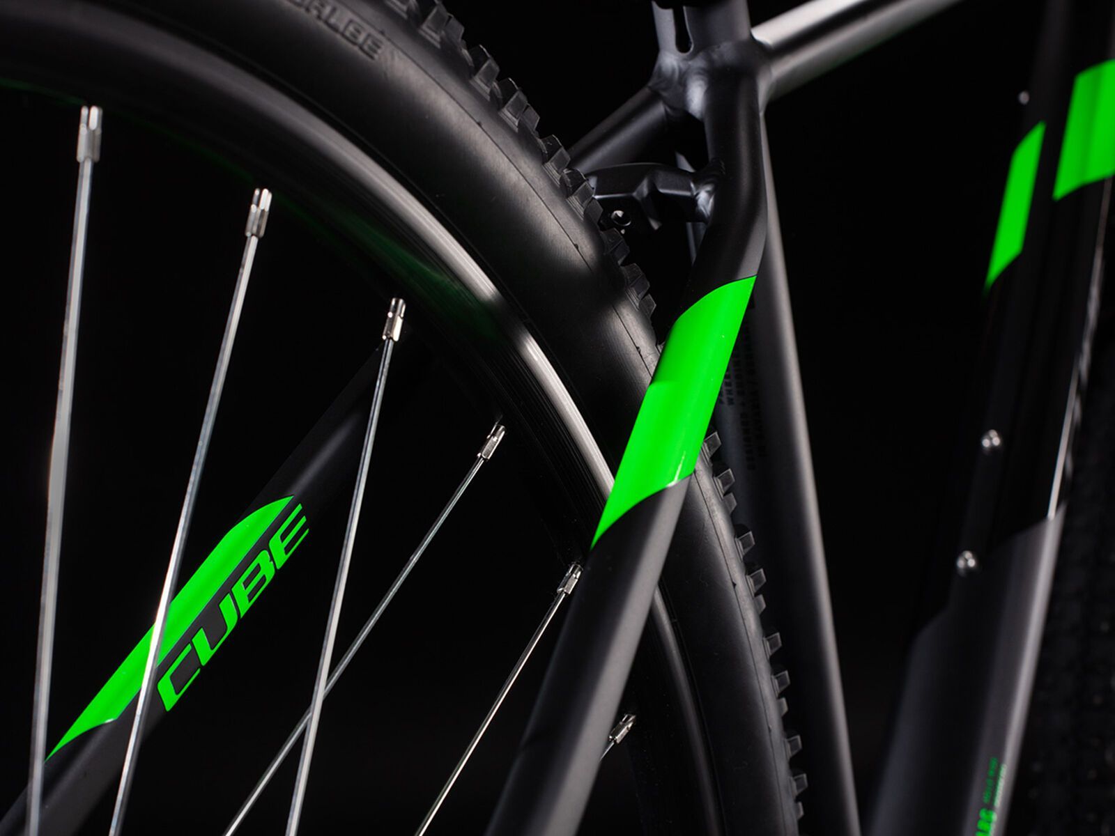 Cube Aim Race 27.5, black´n´flashgreen - Bild 5