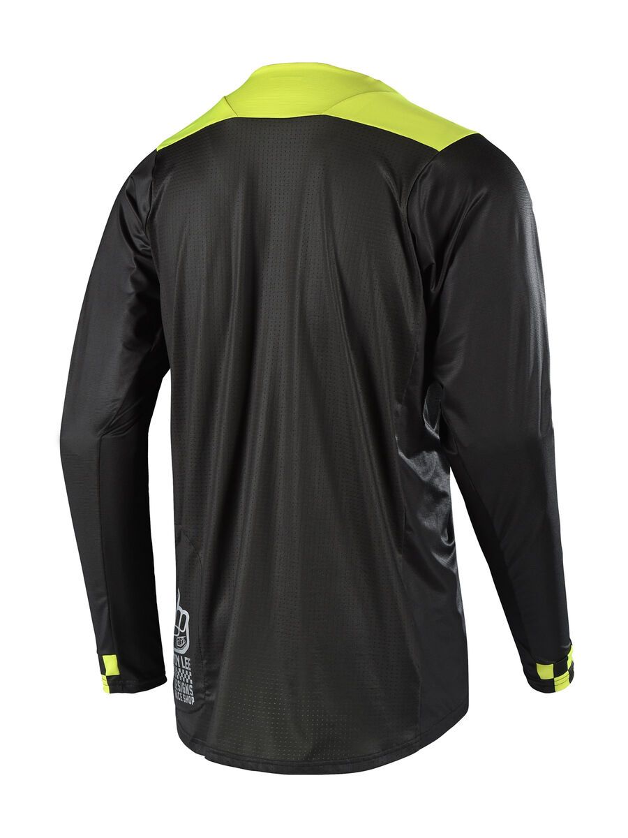 TroyLee Designs Skyline Checker L/S Jersey, black/lime - Bild 2