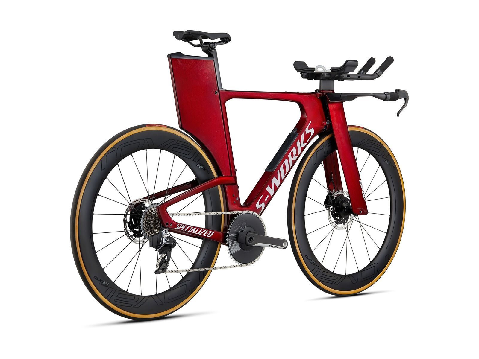 Specialized S-Works Shiv Disc SRAM Red eTap AXS, gloss metallic crimson/dove grey - Bild 3