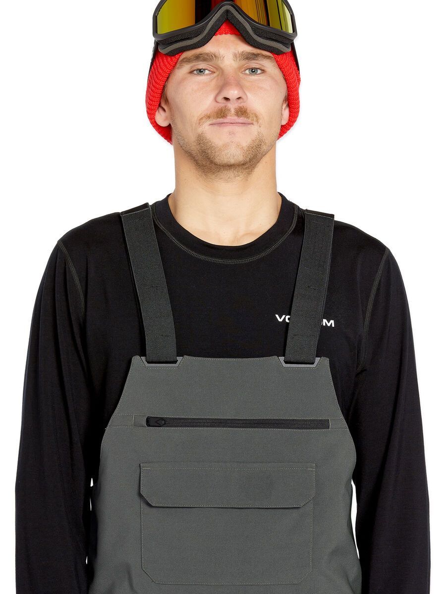 Volcom Roan Bib Overall, charcoal - Bild 3