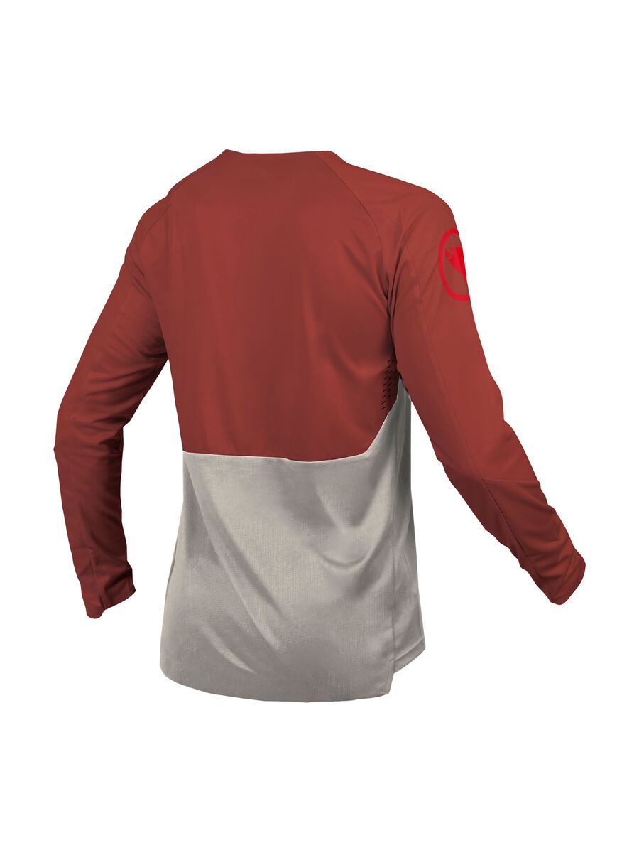 Endura MT500 Burner Trikot (Langarm), ziegelrote - Bild 2