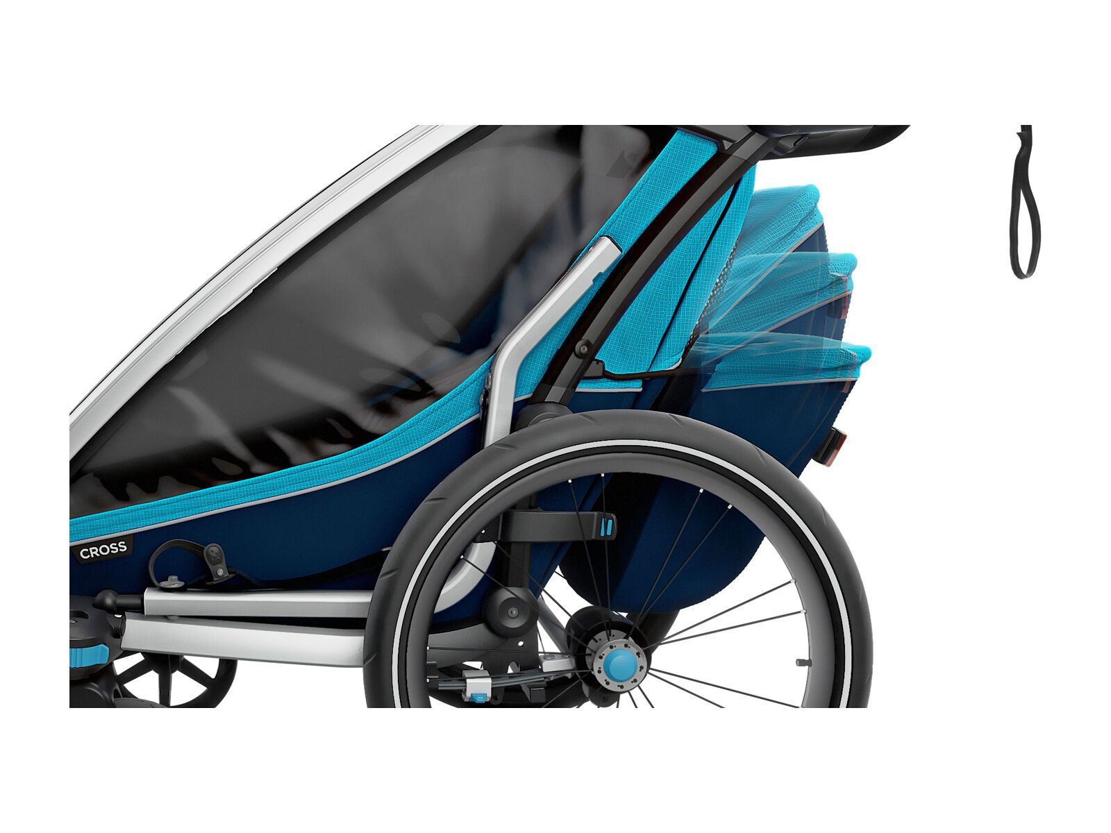 Thule Chariot Cross 2, thule blue/poseidon - Bild 6
