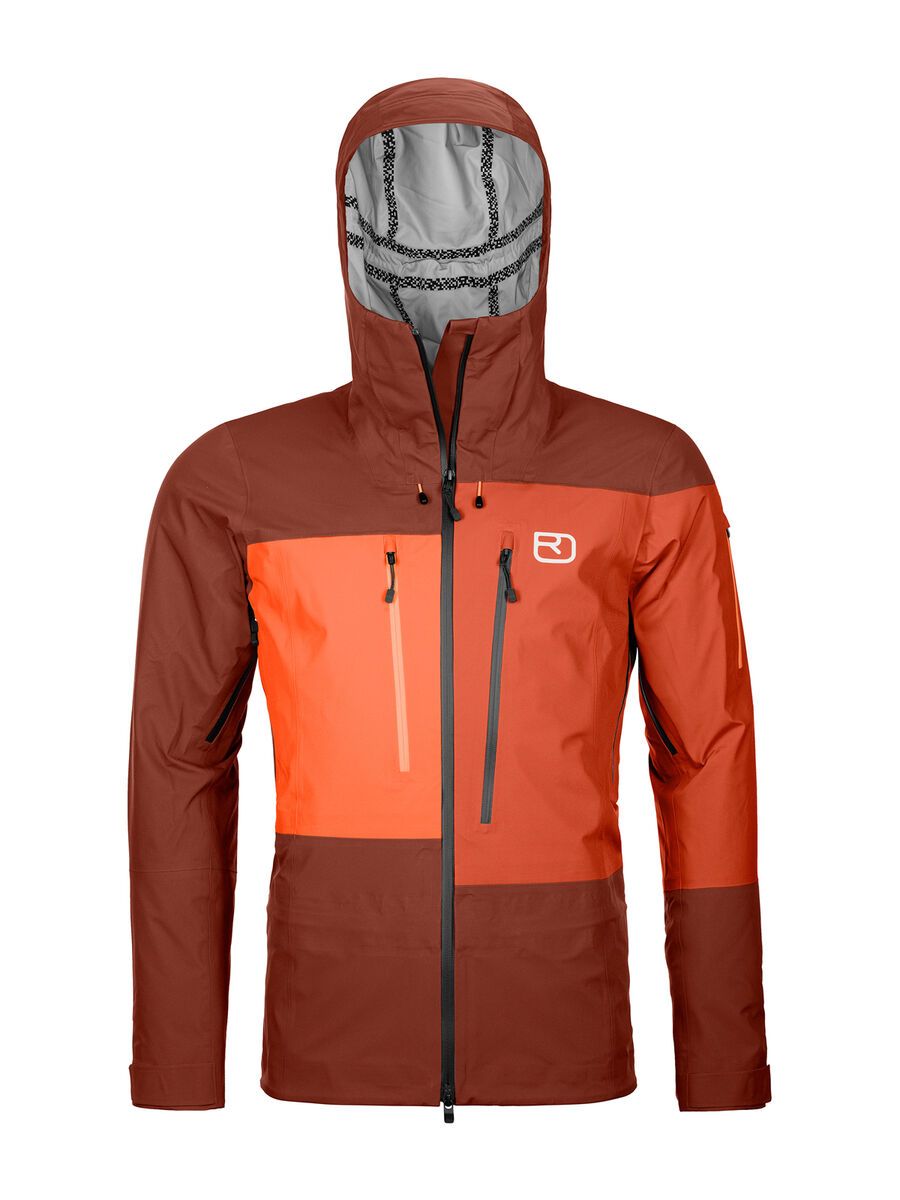 Ortovox 3L Deep Shell Jacket M, clay orange - Bild 1