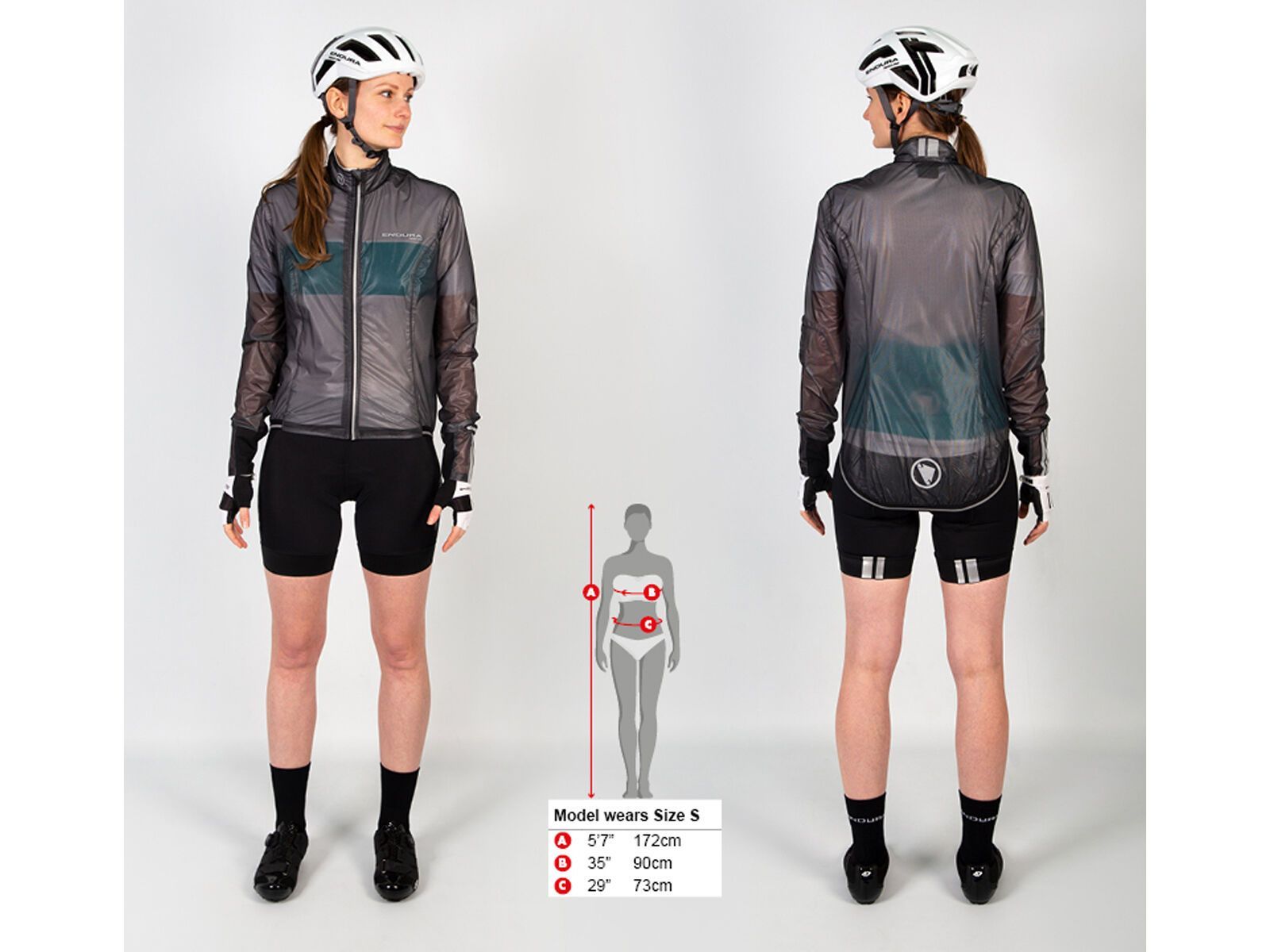 Endura Damen FS260-Pro Adrenaline Race Cape II, pazifik blau - Bild 8