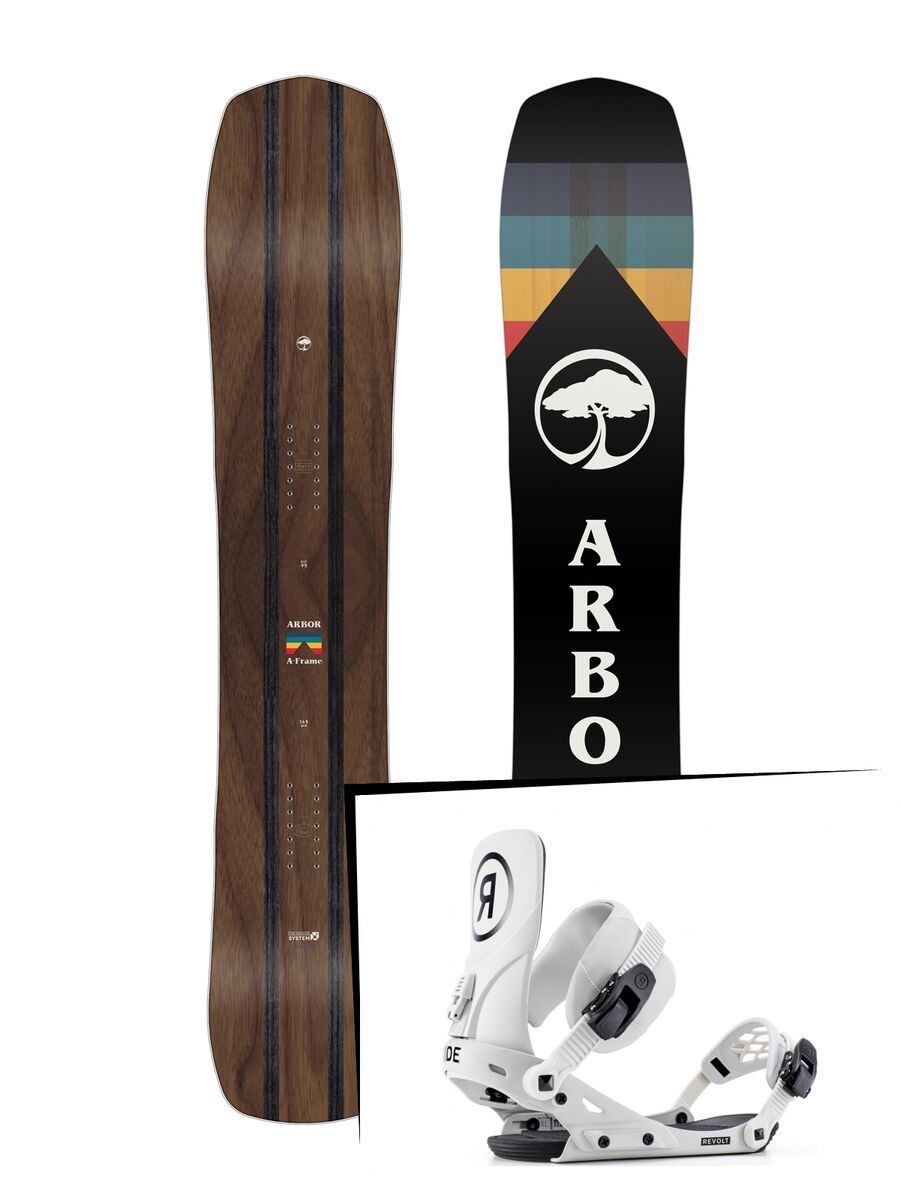 Set: Arbor A-Frame 2019 + Ride Revolt grey - Bild 1
