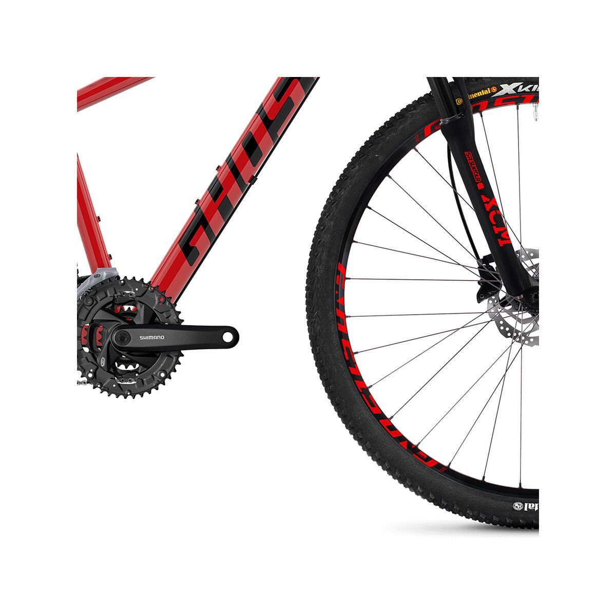 Ghost Kato 4.9 AL, riot red/night black - Bild 4