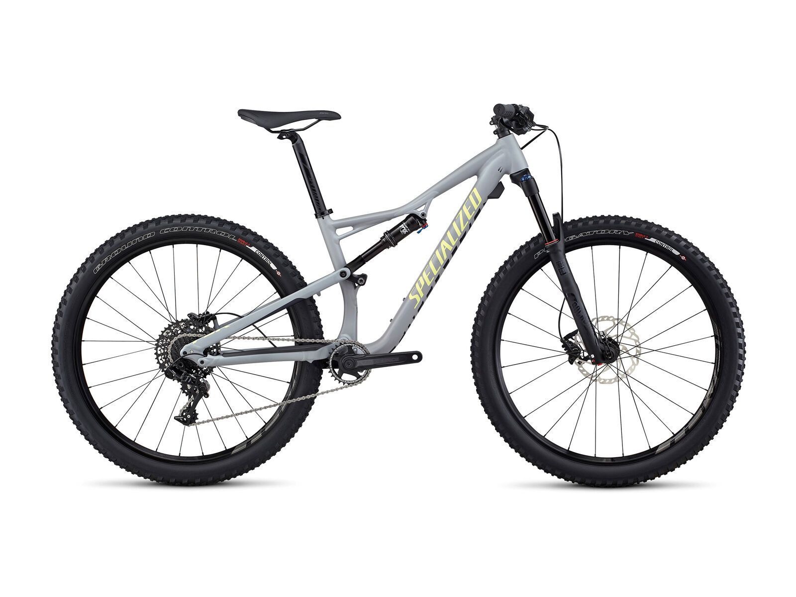 Specialized Woman's Camber FSR Comp 650B, cool gray/deep indigo/powder green - Bild 1