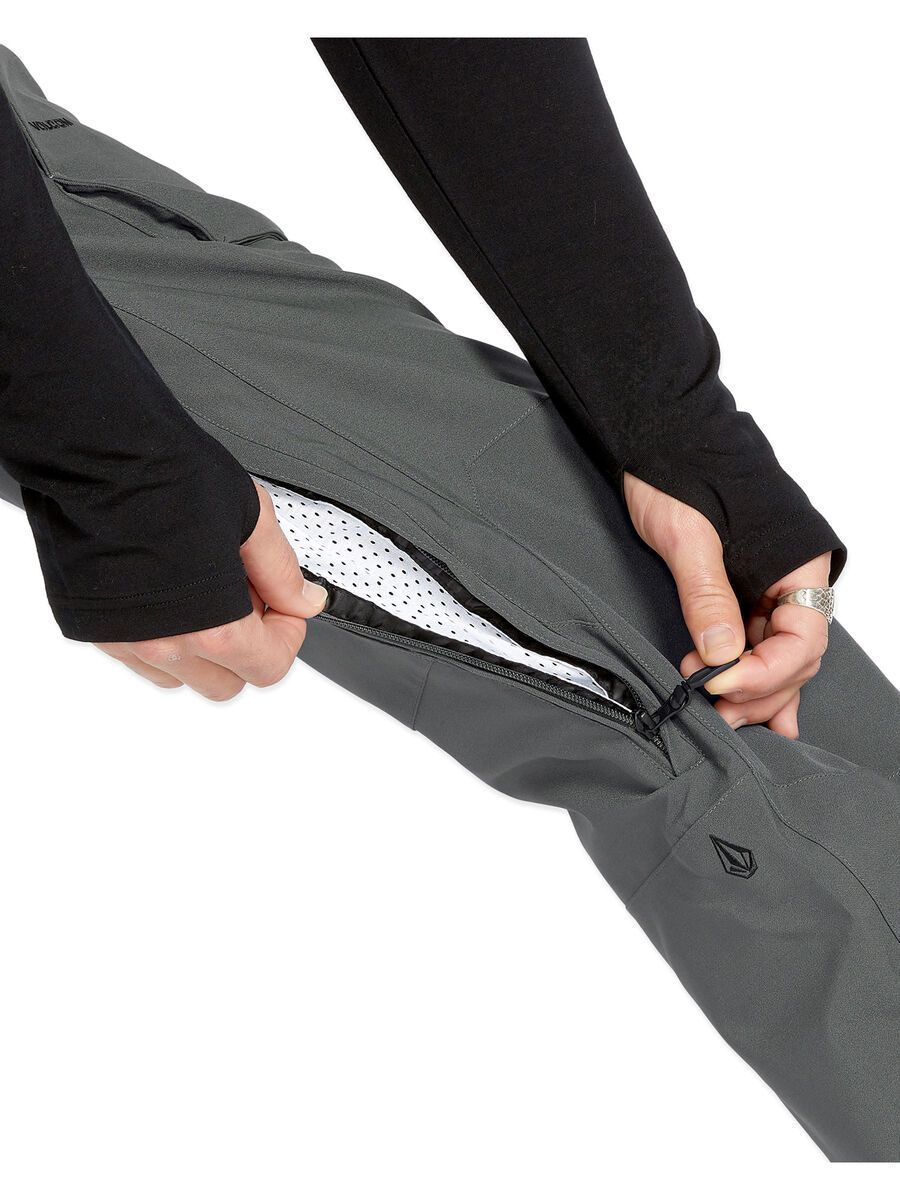 Volcom Roan Bib Overall, charcoal - Bild 6