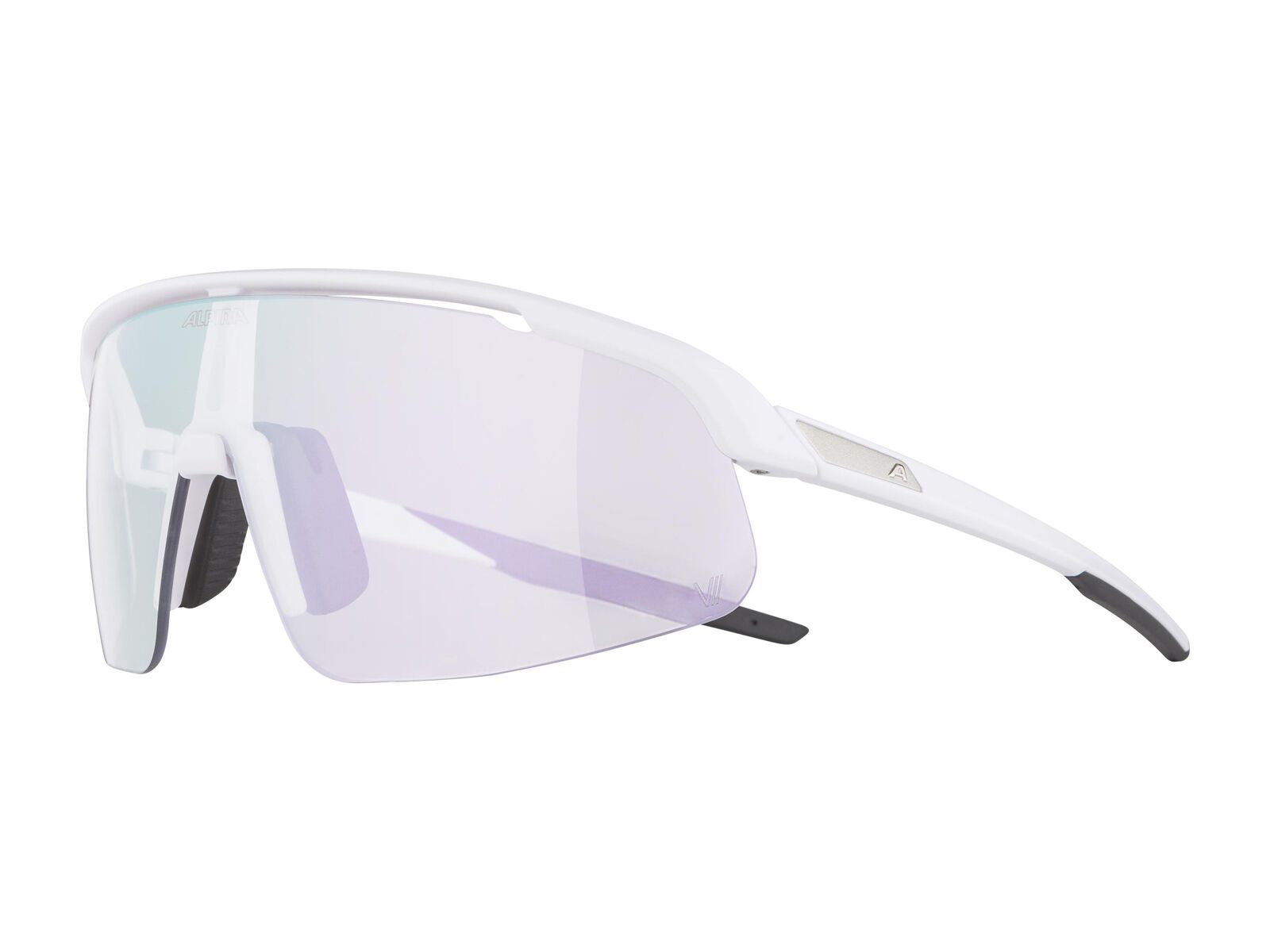 Alpina Turbo Pro S V, Clear to Grey I Mirror Pink / white matt - Bild 4