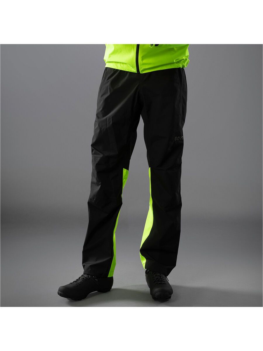 GOREWEAR Gore-Tex Paclite Hose, black/neon yellow - Bild 3