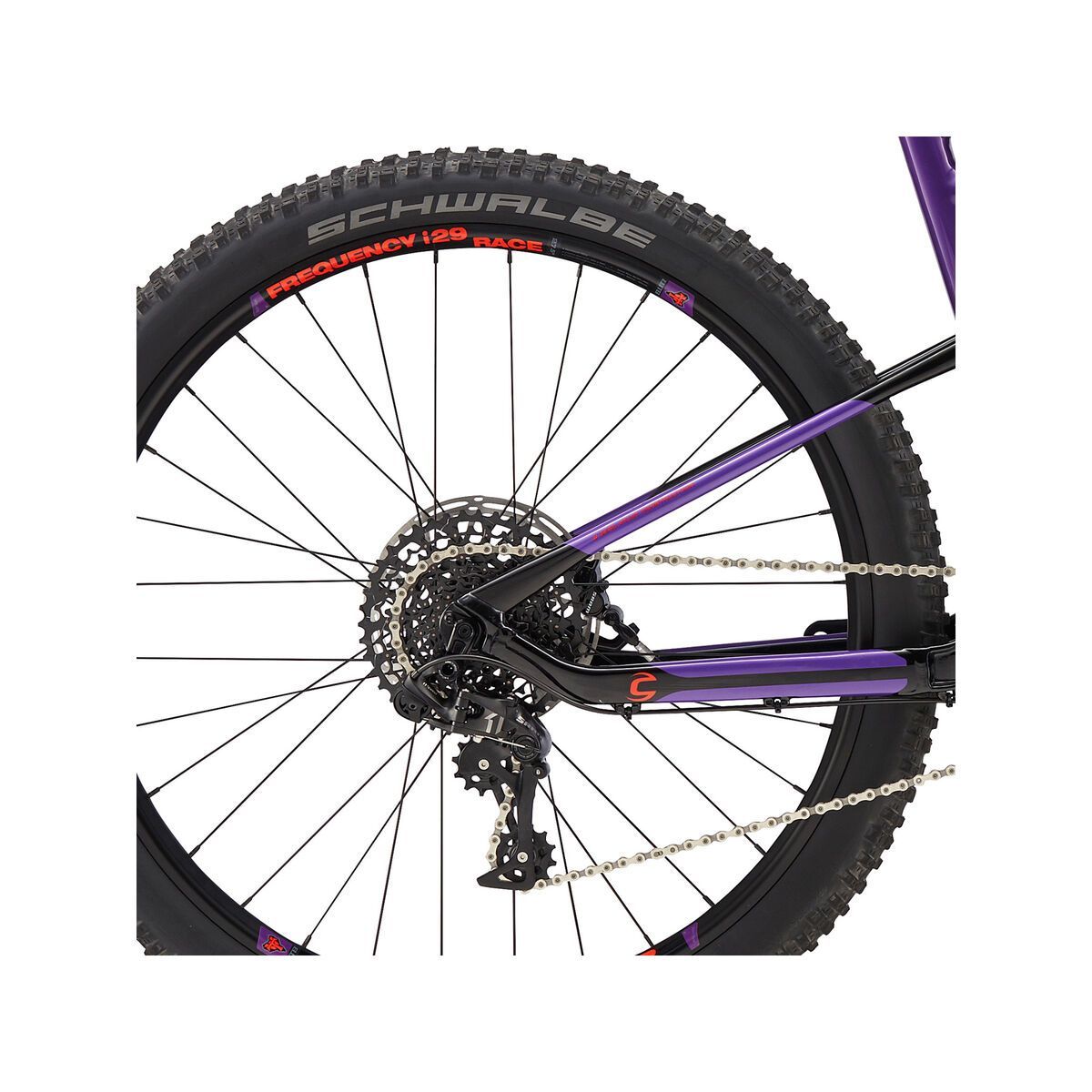 Cannondale Habit Carbon SE, mountain purple w/ jet black and acid red - PUR - Bild 4