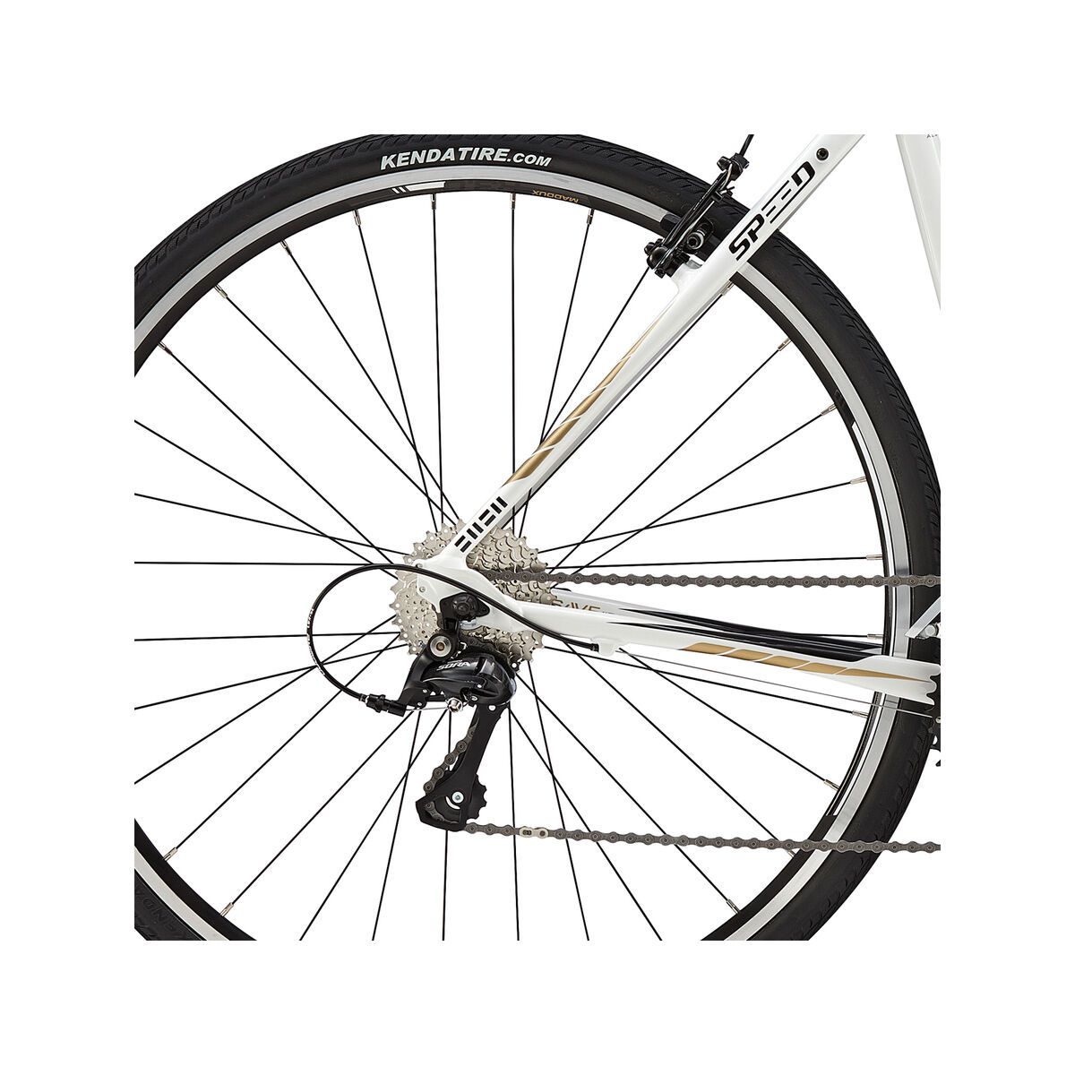 Cannondale Quick Speed 2, magnesium white, with jet black and gold accents, gloss - Bild 4