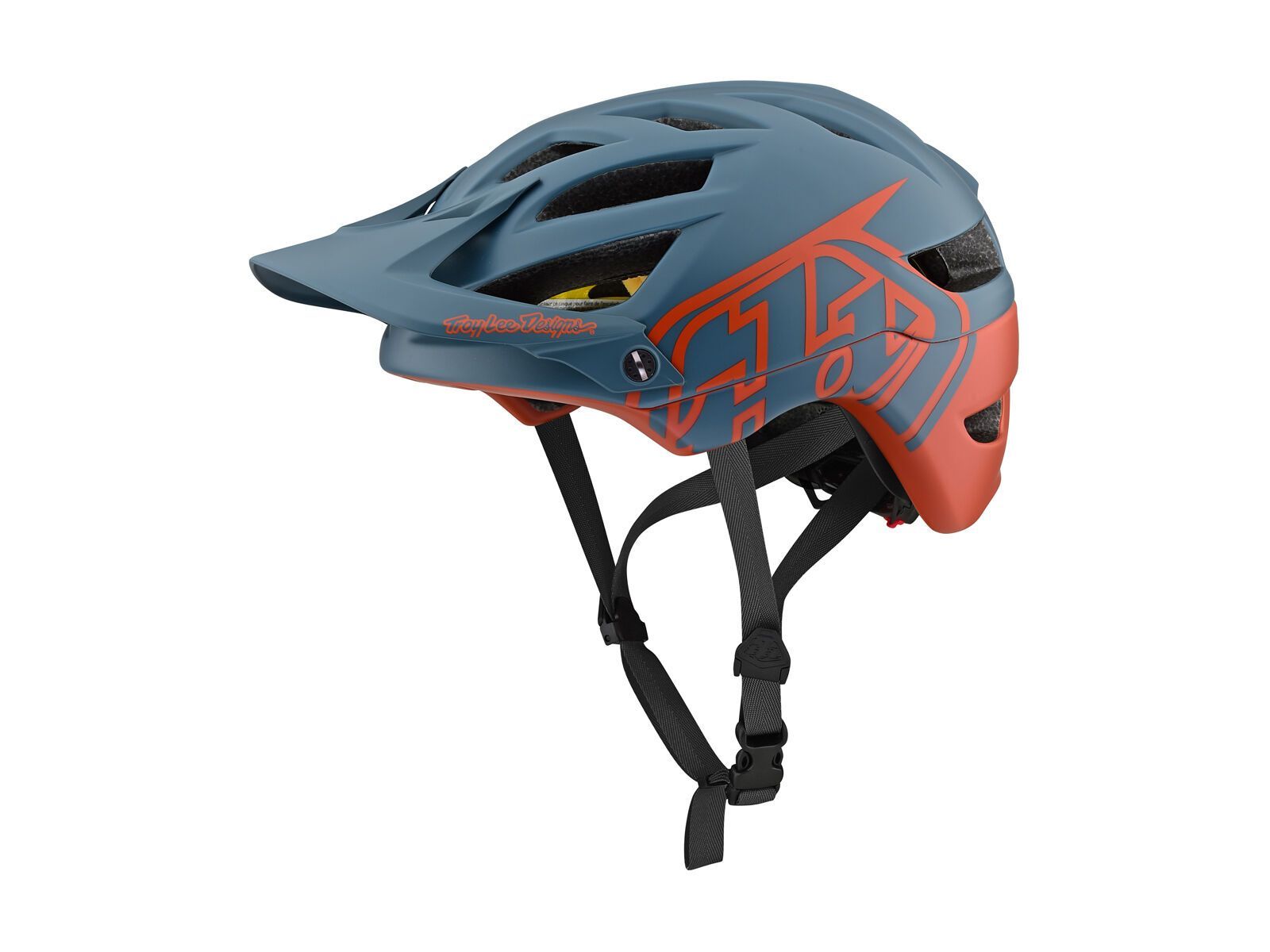 TroyLee Designs A1 Classic Helmet MIPS, air force blue/clay - Bild 1