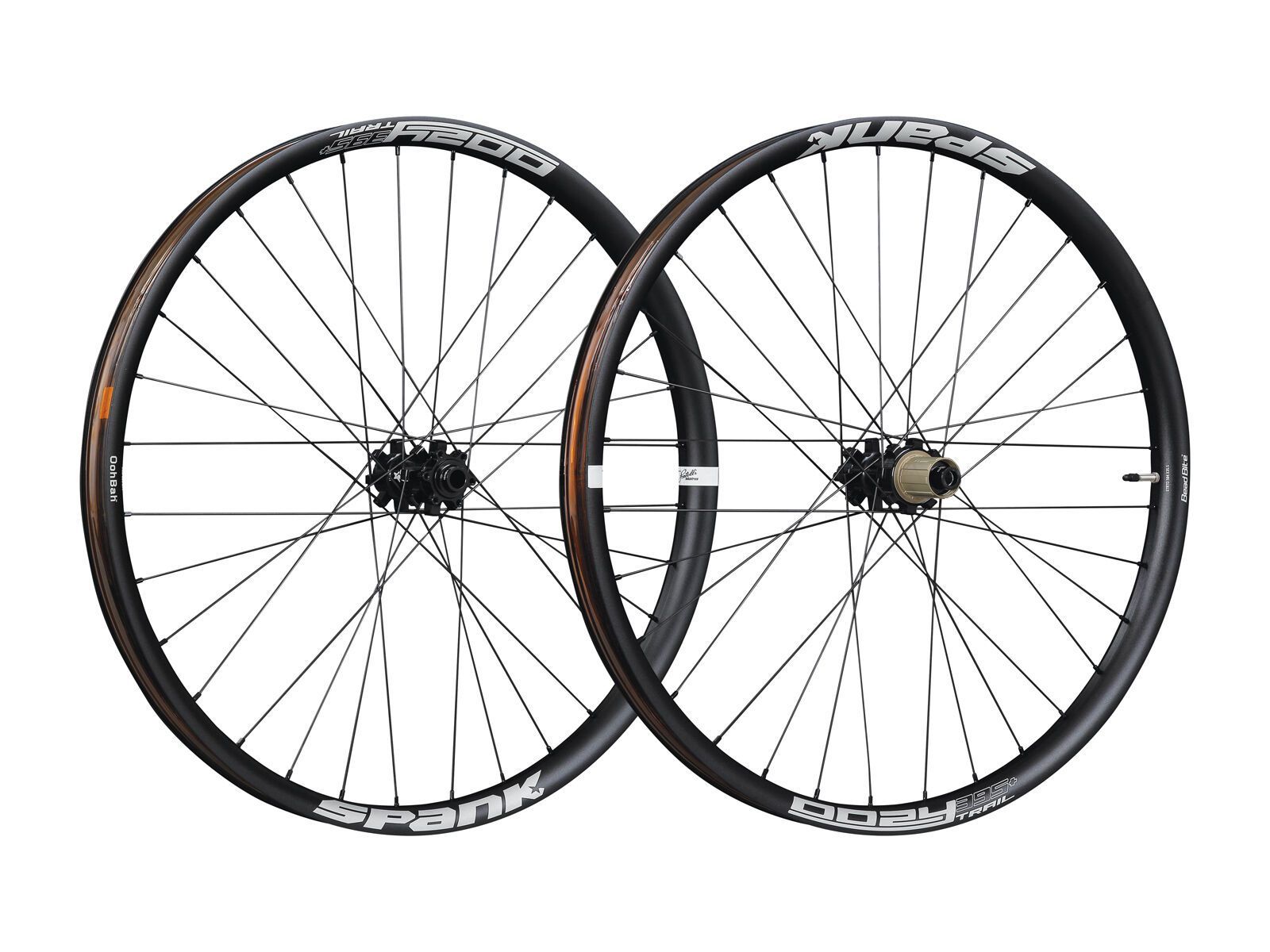 Spank Oozy Trail 395+ Boost Wheelset 29 Plus, black - Bild 1