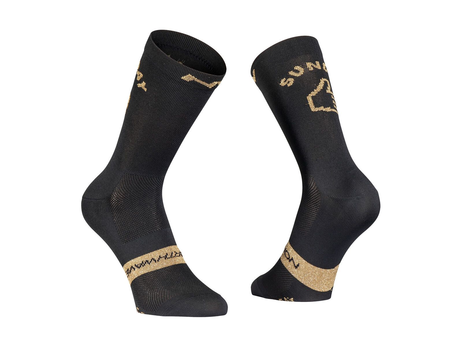 Northwave Sunday Monday Sock, black/gold - Bild 1
