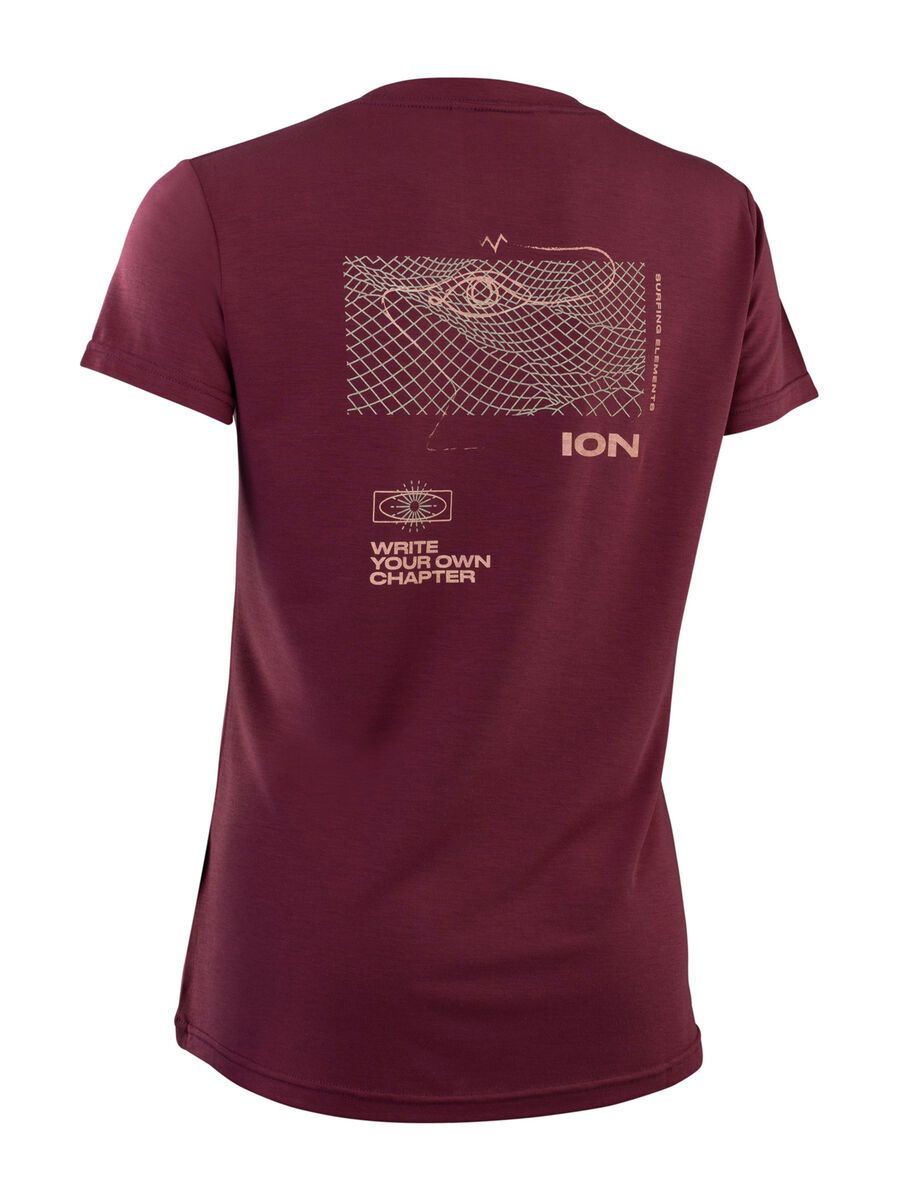 ION Bike Jersey Seek Graphic Shortsleeve Women, purple-red - Bild 3
