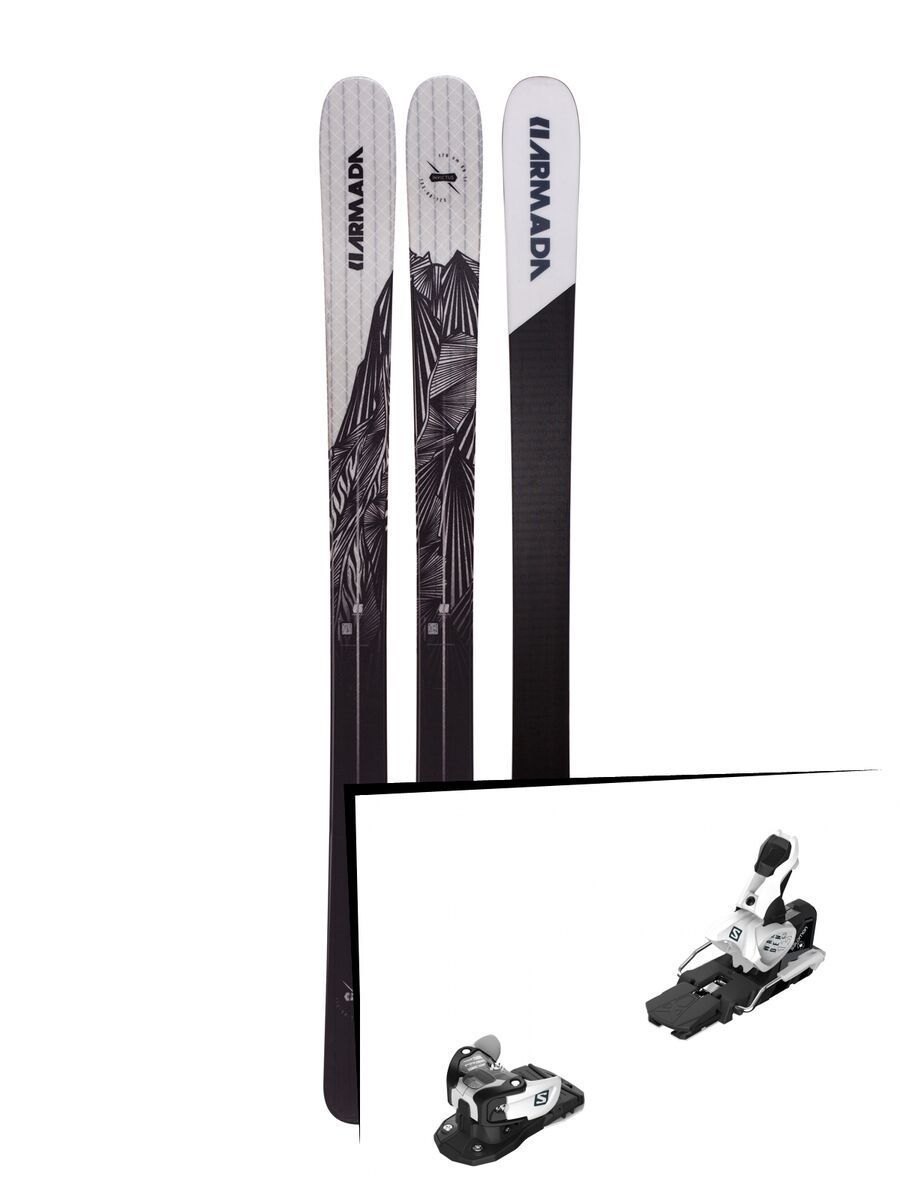Set: Armada Invictus 99 Ti 2019 + Salomon Warden MNC 13 white/black - Bild 1