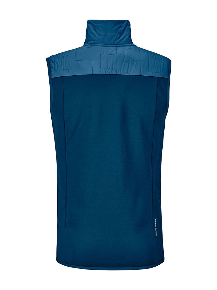 Ortovox Merino Fleece Plus Vest M, petrol blue - Bild 2