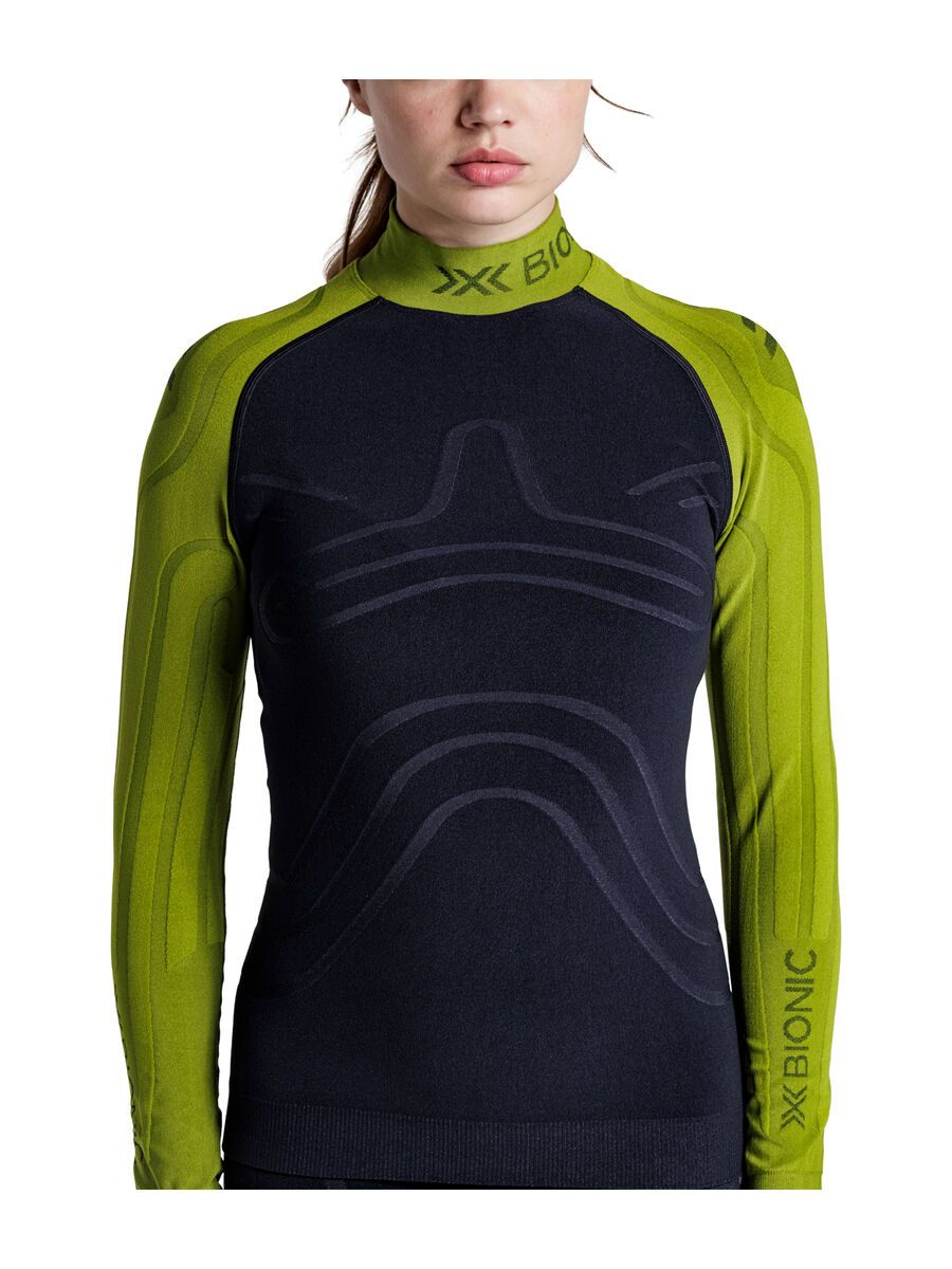 X-Bionic Heatloop Shirt LS Wmn, moss green/x black - Bild 20