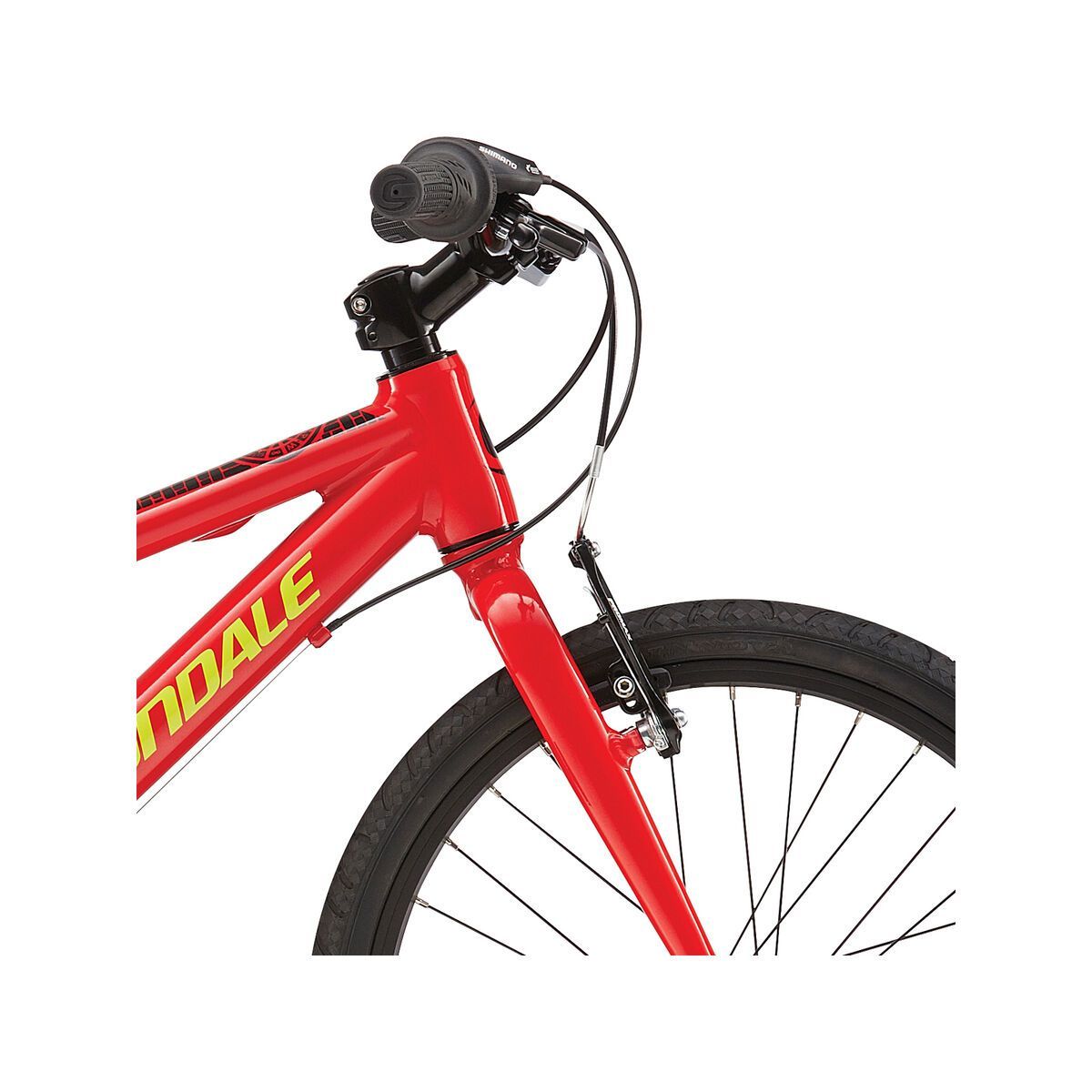 Cannondale Street 20 Kids, race red w/ jet black and neon spring, gloss - Bild 5