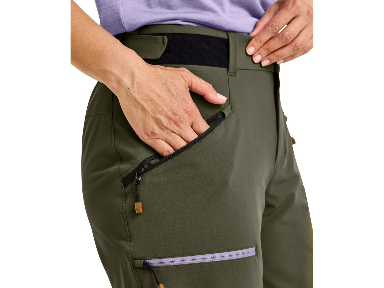 Ortovox Merino Shield Tec Seceda Softshell Pants W, black raven - Bild 5