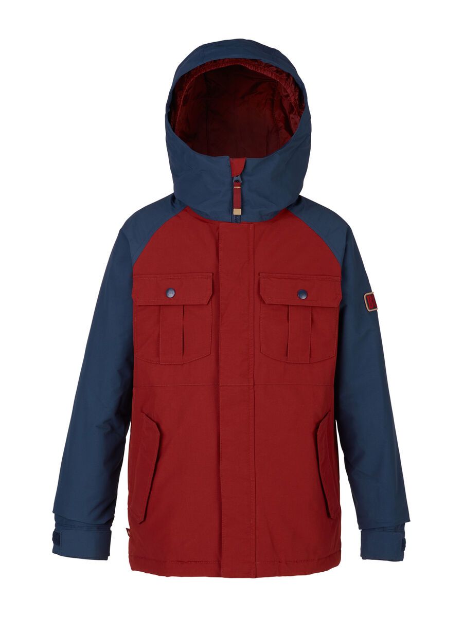 Burton Boys Fray Jacket, fired brick/mood indigo - Bild 1