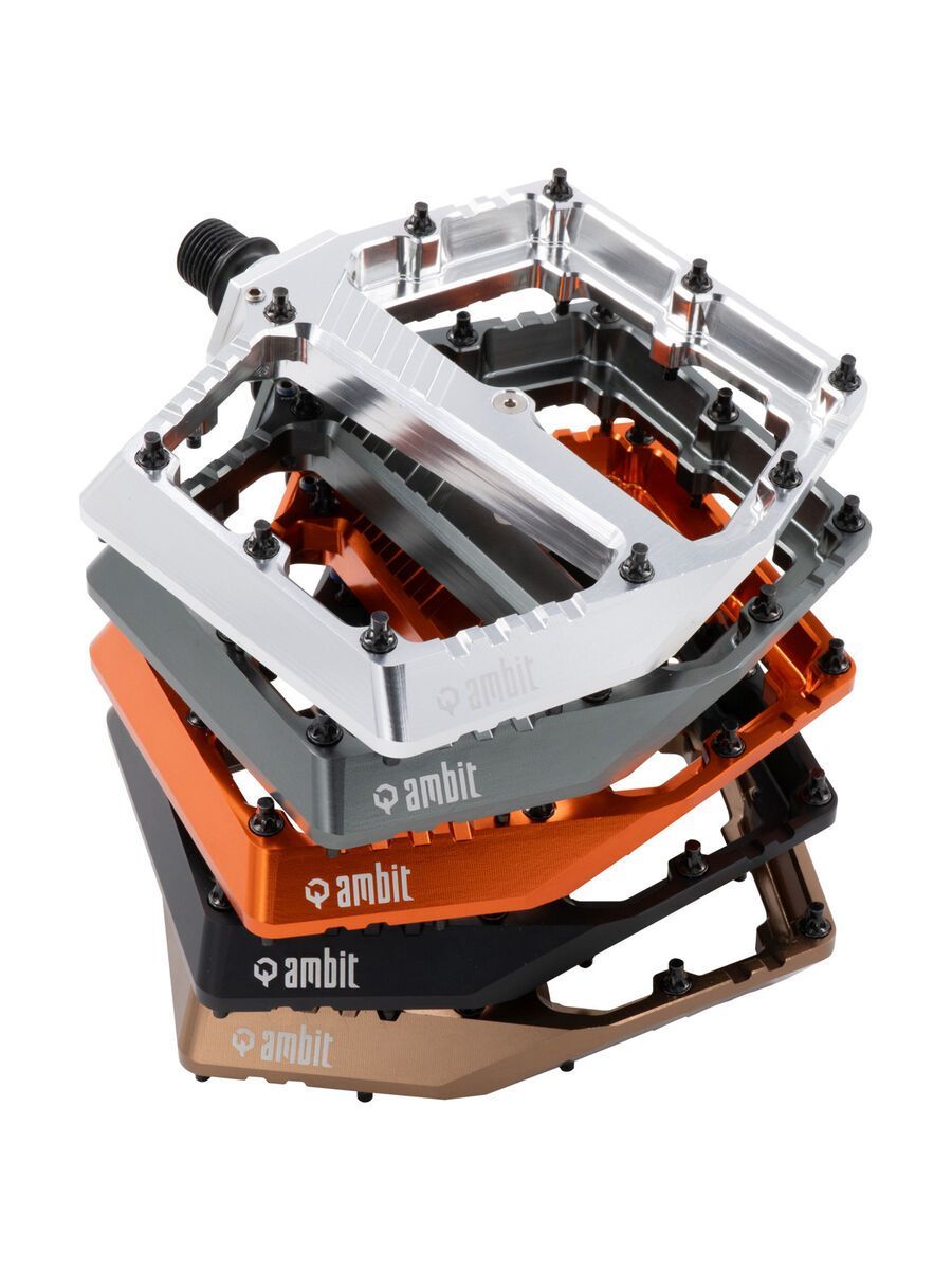 Ambit Components Flatpedal Breach - large, silber - Bild 4