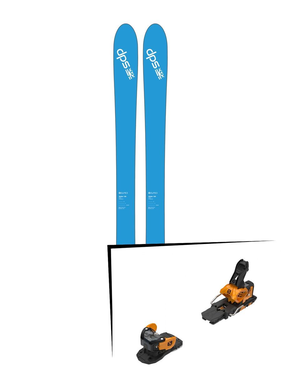 Set: DPS Skis Wailer 106 2017 + Salomon Warden MNC 13 (2212345) - Bild 1