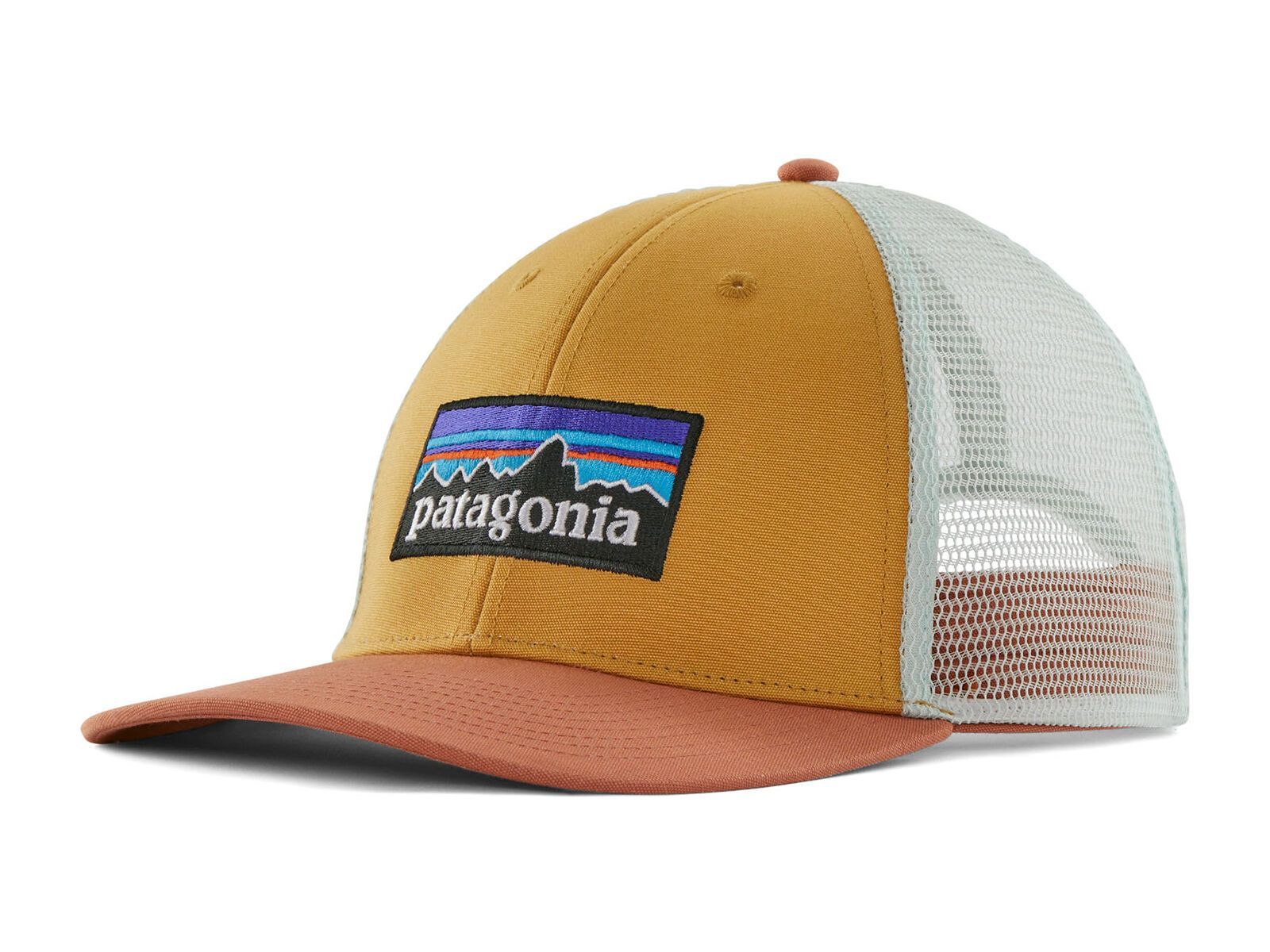 Patagonia P-6 Logo LoPro Trucker Hat, pufferfish gold - Bild 1