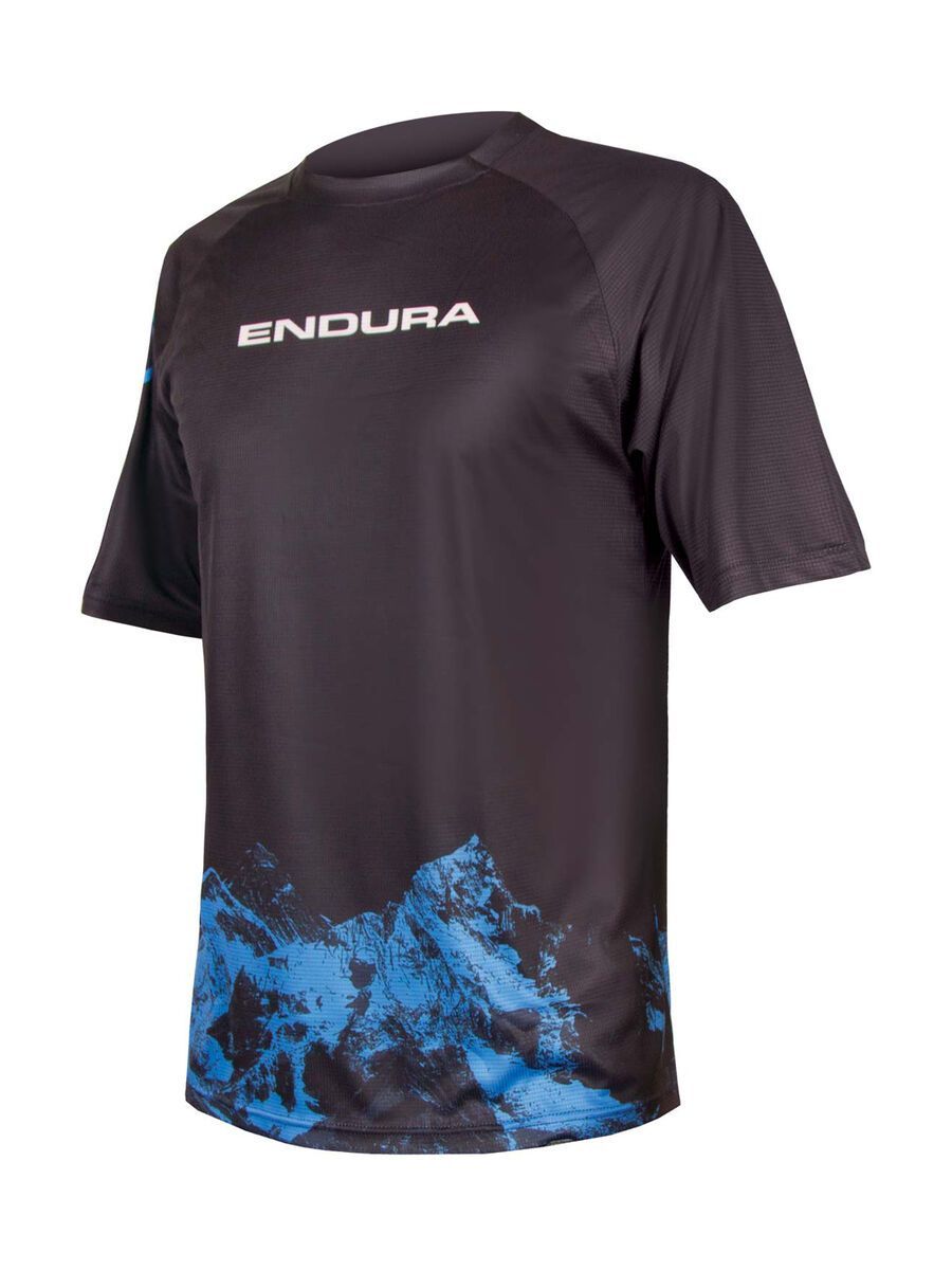 Endura SingleTrack Print T Mountains, marineblau - Bild 1