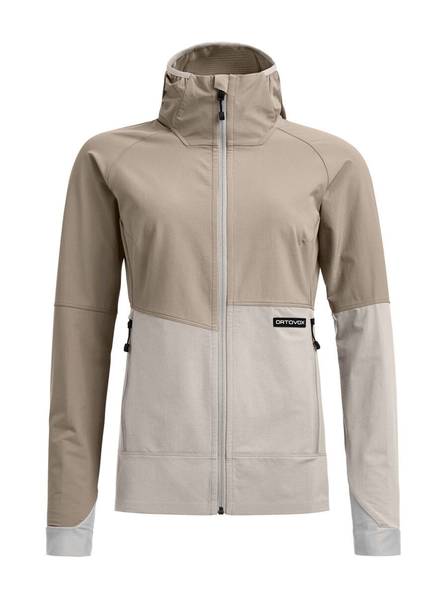 Ortovox Venet Softshell Hooded Jacket W, dark linen - Bild 1