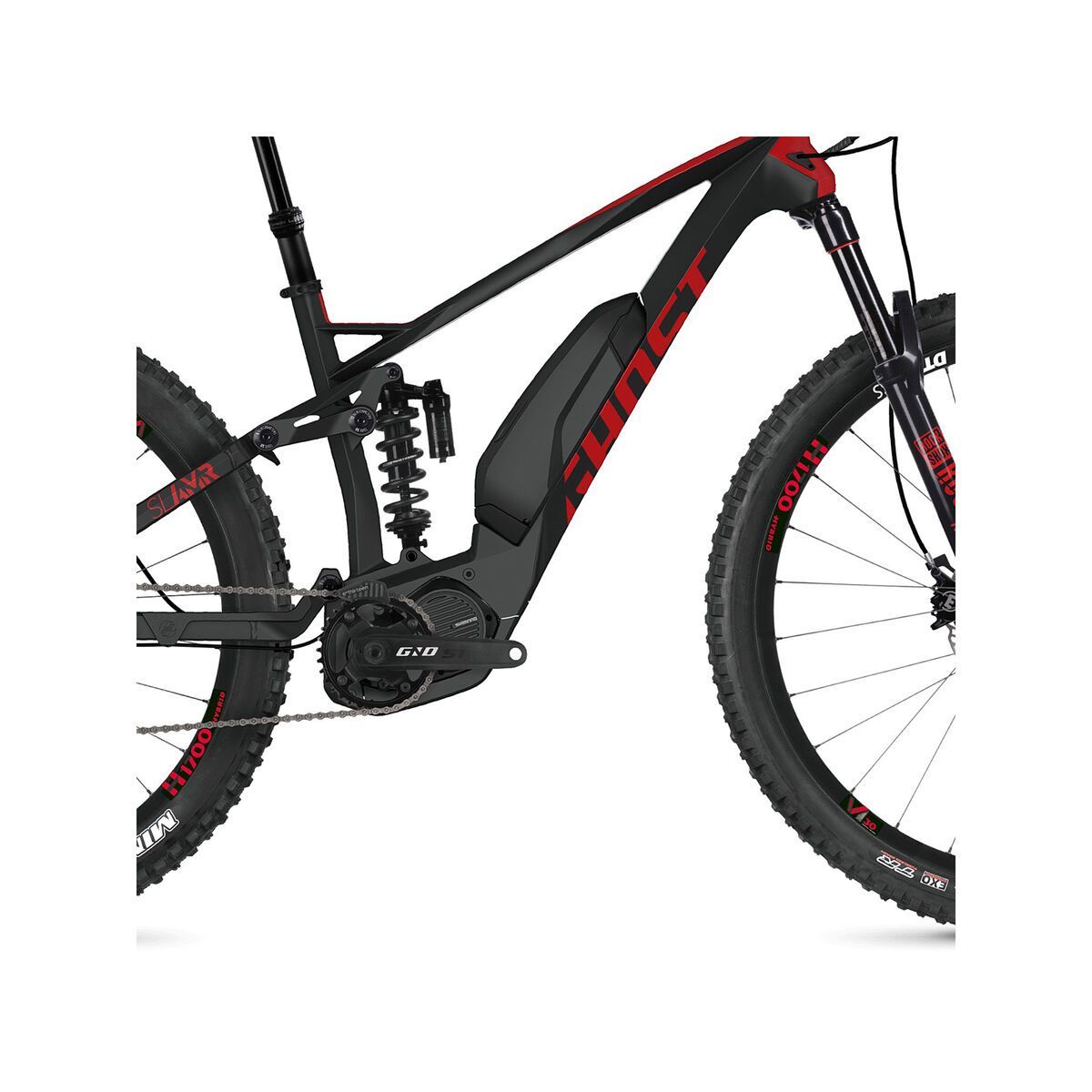 Ghost Hybride SL AMR S6.7+ LC, titanium grey/riot red/star white - Bild 3