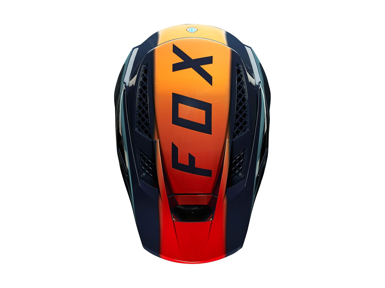 Fox Rampage Pro Carbon Helmet Daiz, navy - Bild 4