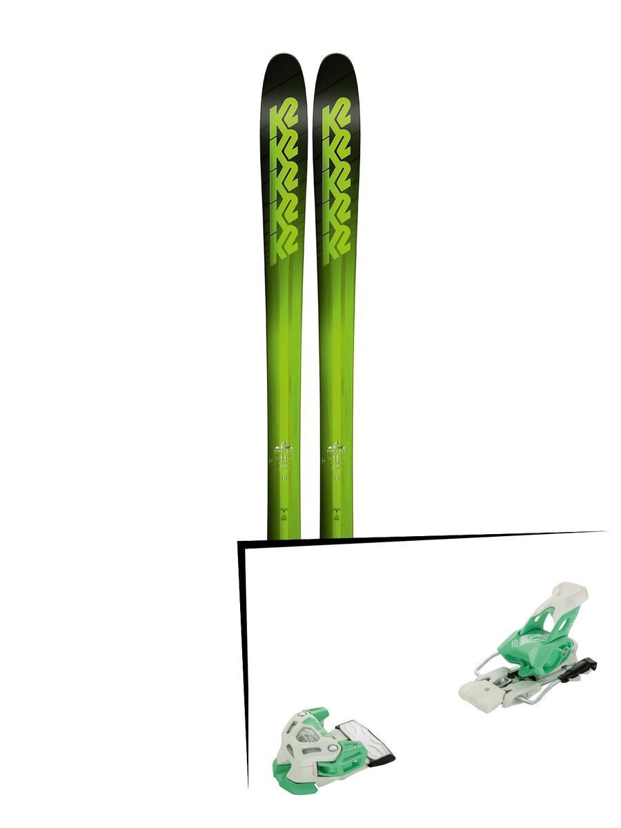 Set: K2 SKI Pinnacle 95 2018 + Tyrolia Attack 12 solid white mint - Bild 1