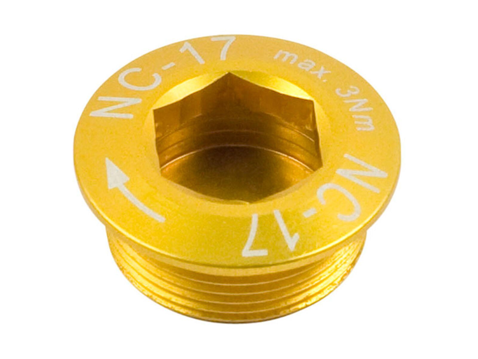 NC-17 Hollow II M20x1 MTB Kurbelschraube, gold - Bild 1