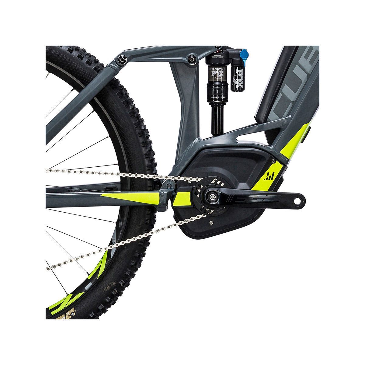Cube Stereo Hybrid 160 HPA SL 500 27.5, grey´n´flashyellow - Bild 3