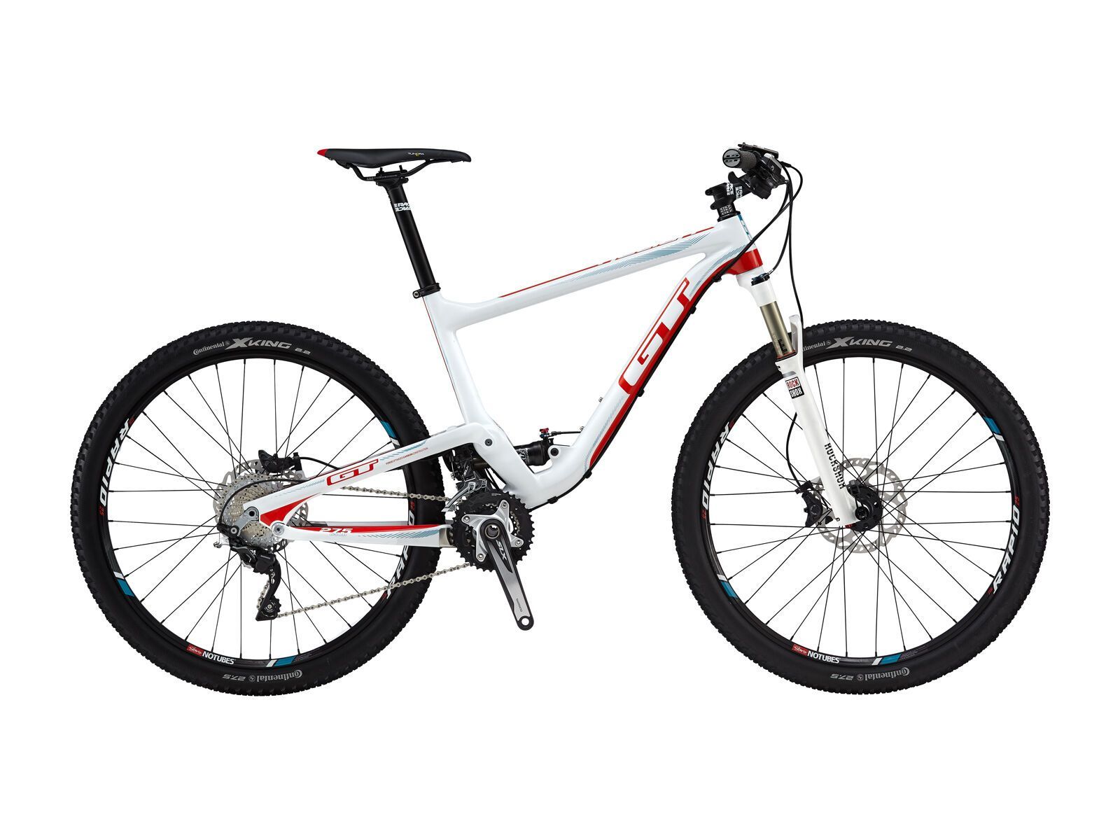 GT Helion Carbon Expert 27.5 gloss white orange BIKER BOARDER.DE