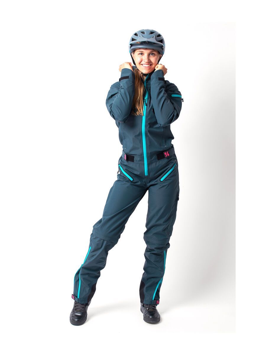 dirtlej DirtSuit Core Edition Ladies Cut, steel blue/turquoise - Bild 3