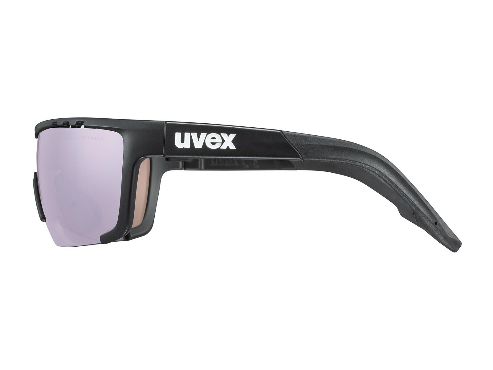 uvex sportstyle 707 cv, black mat/Lens: colorvision outdoor litemirror - Bild 2