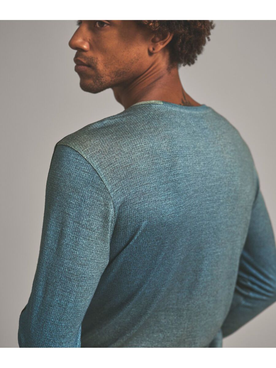 Ortovox 185 Rock'n'wool Print LS M, aop green sage - Bild 4