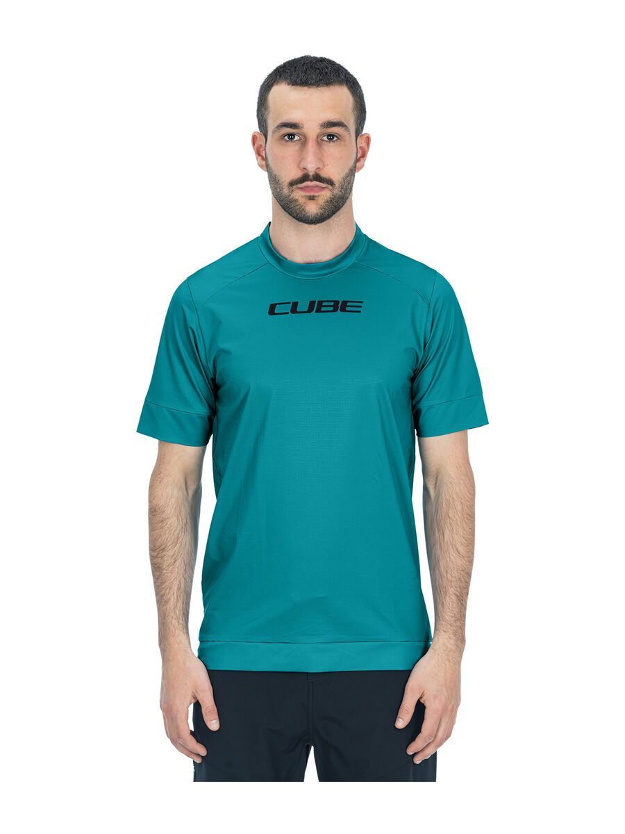 Cube ATX Rundhalstrikot kurzarm, light blue - Bild 2