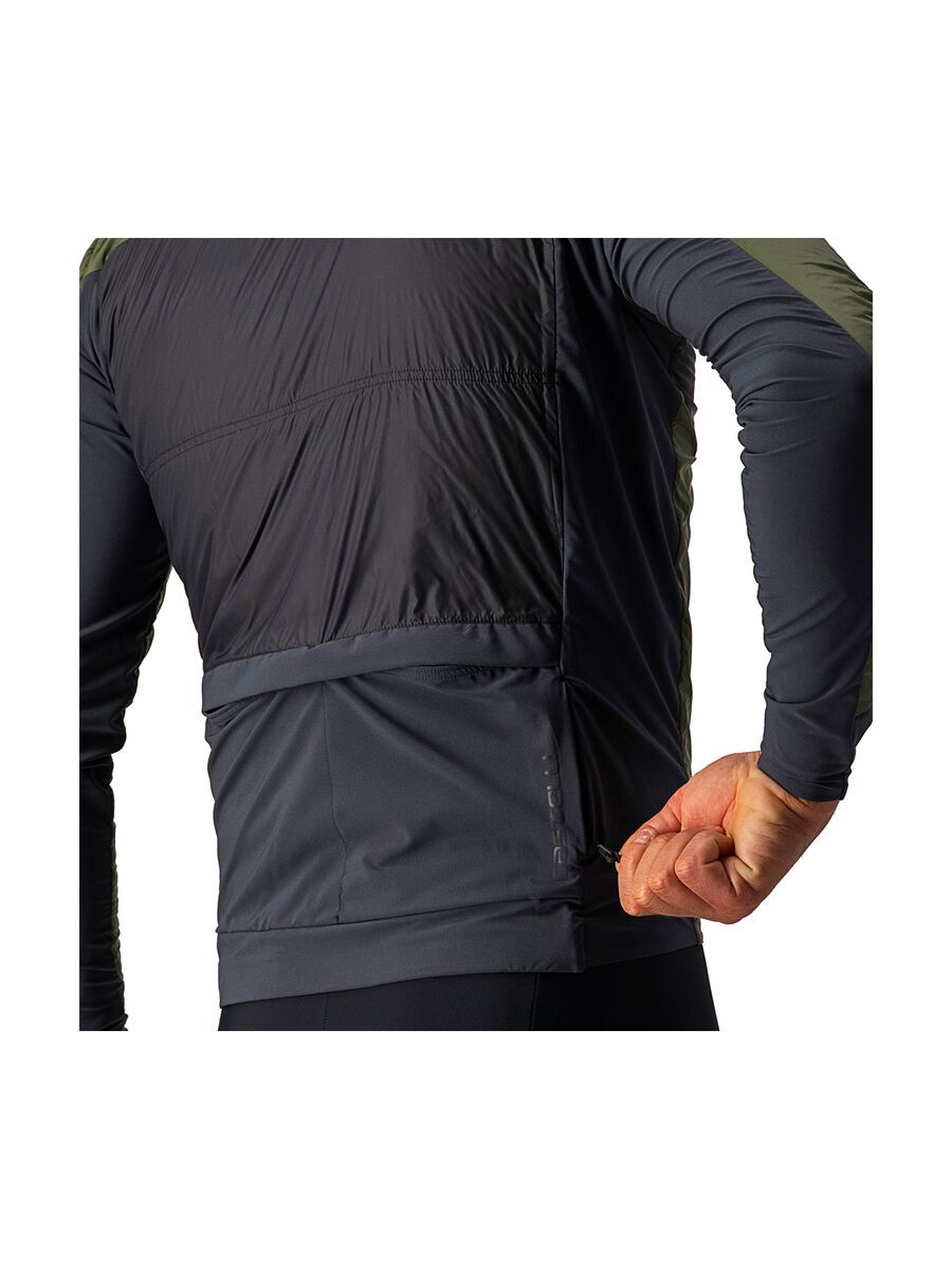 Castelli Unlimited Puffy Jacket, military green/dark gray - Bild 4